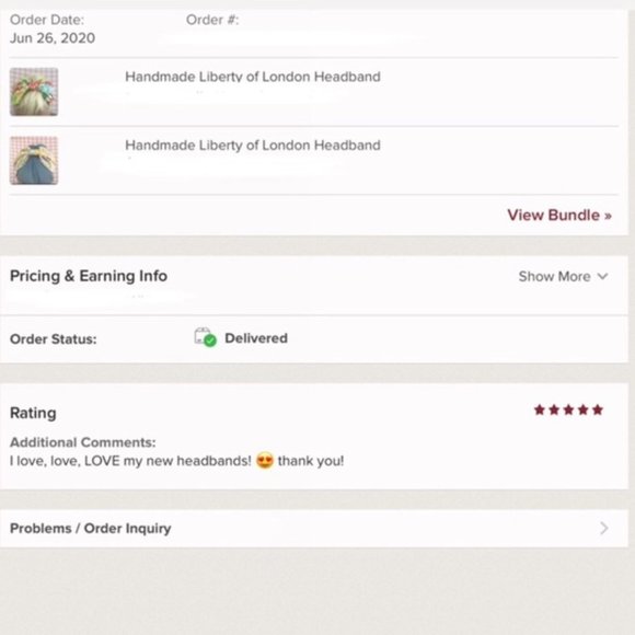 Liberty of London Art Fabric Headband - Picture 12 of 16